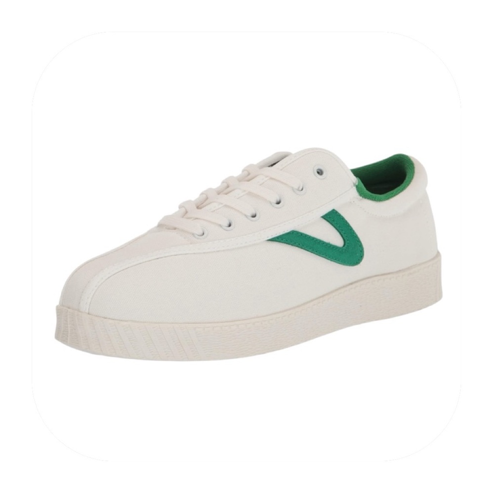 NWT Tretorn size 11 Eco Nylite Canvas green/white Shoes
